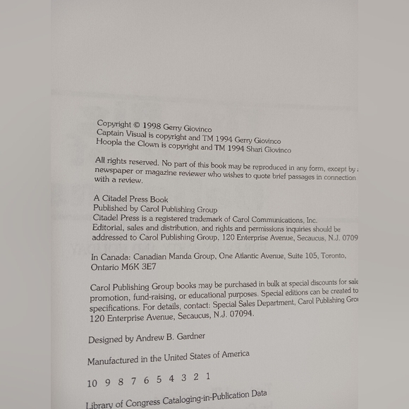 BALLOON ANIMALS: 1998 Captain Visual's Big Book Of Balloon Art. - Picture 5 of 12